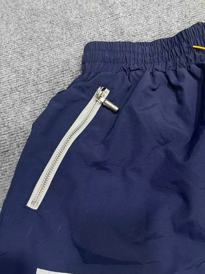 High street fashion RHUDE letter printed hip-hop casual pants beach pants men's five quarter shorts