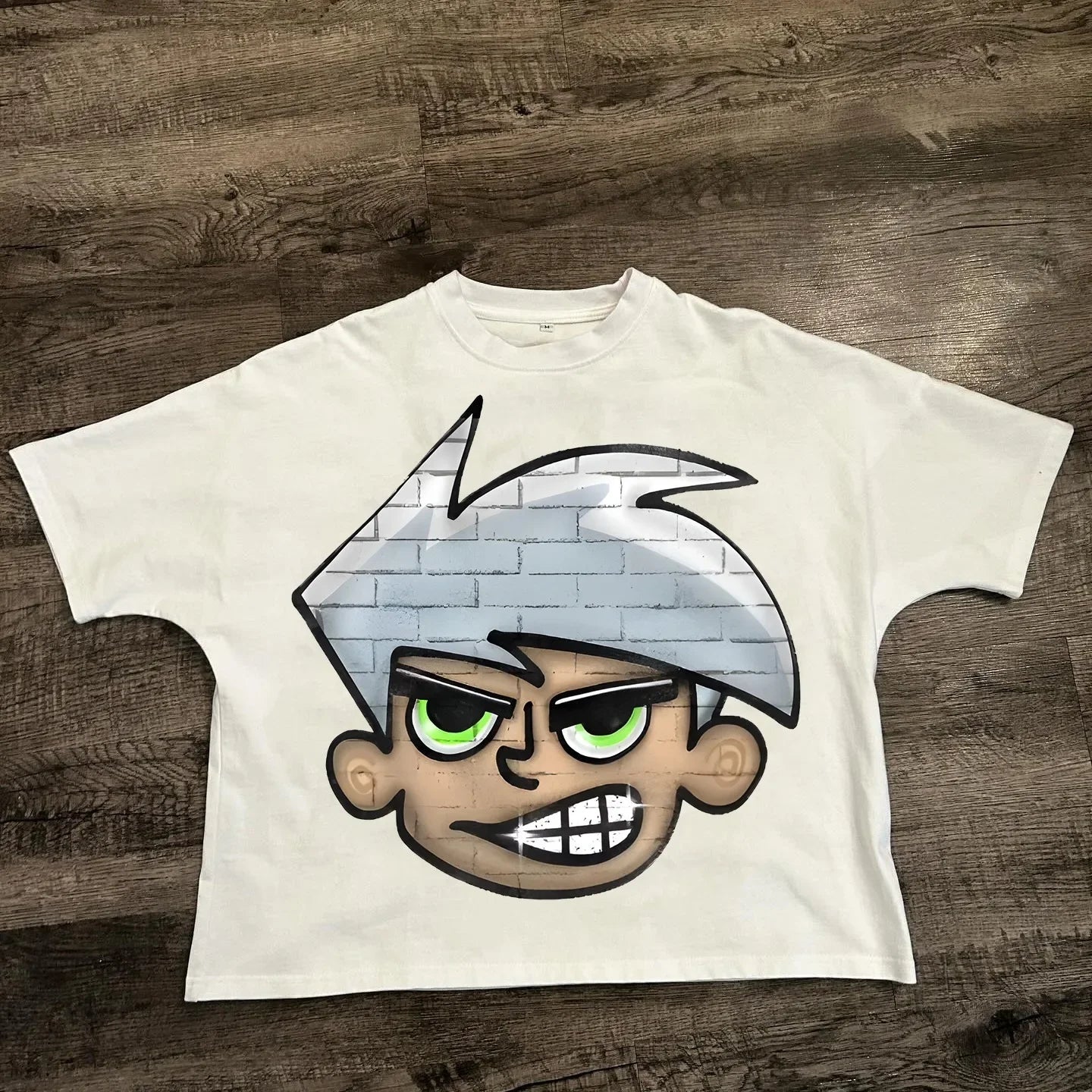 Chic American Anime Cartoon Street Hip-hop Cotton Men's Summer Fashion Loose Graphic T Shirts Streetwear Harajuku Unisex Tops
