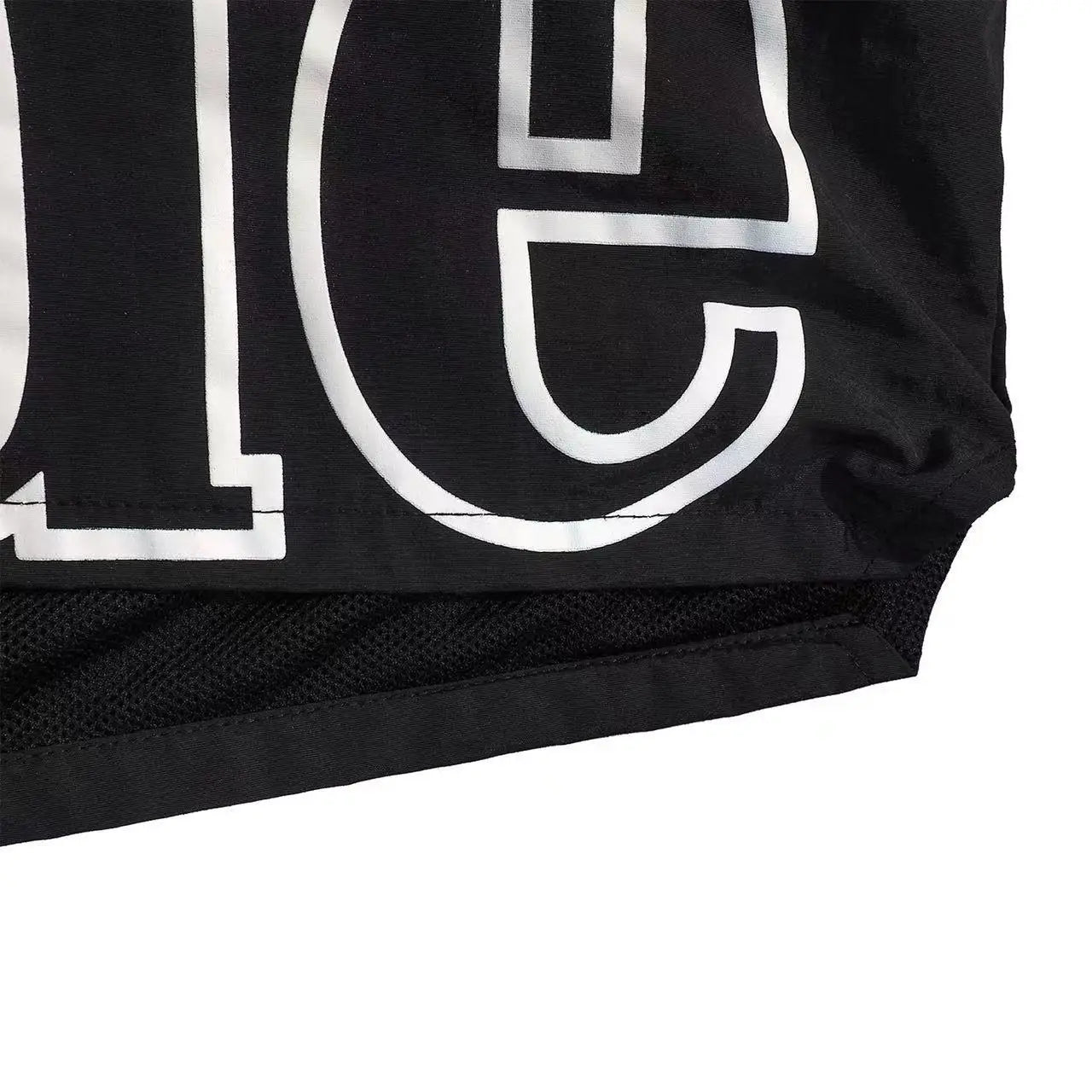 High street fashion RHUDE letter printed hip-hop casual pants beach pants men's five quarter shorts