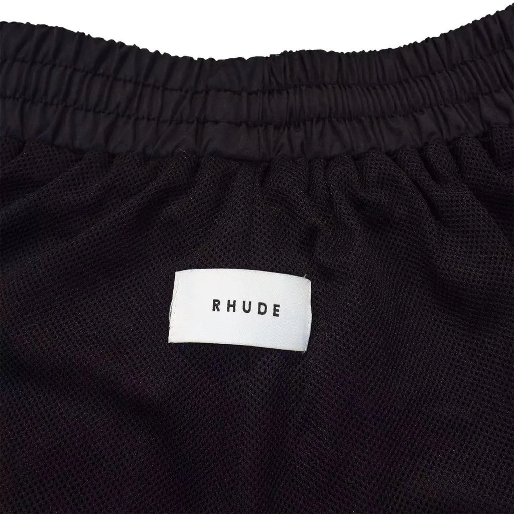 High street fashion RHUDE letter printed hip-hop casual pants beach pants men's five quarter shorts