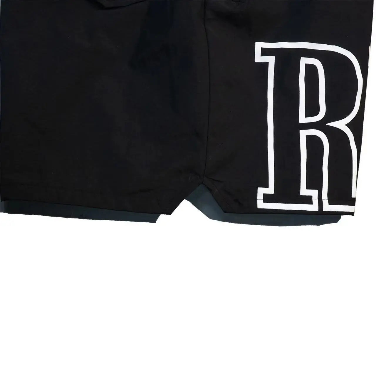 High street fashion RHUDE letter printed hip-hop casual pants beach pants men's five quarter shorts