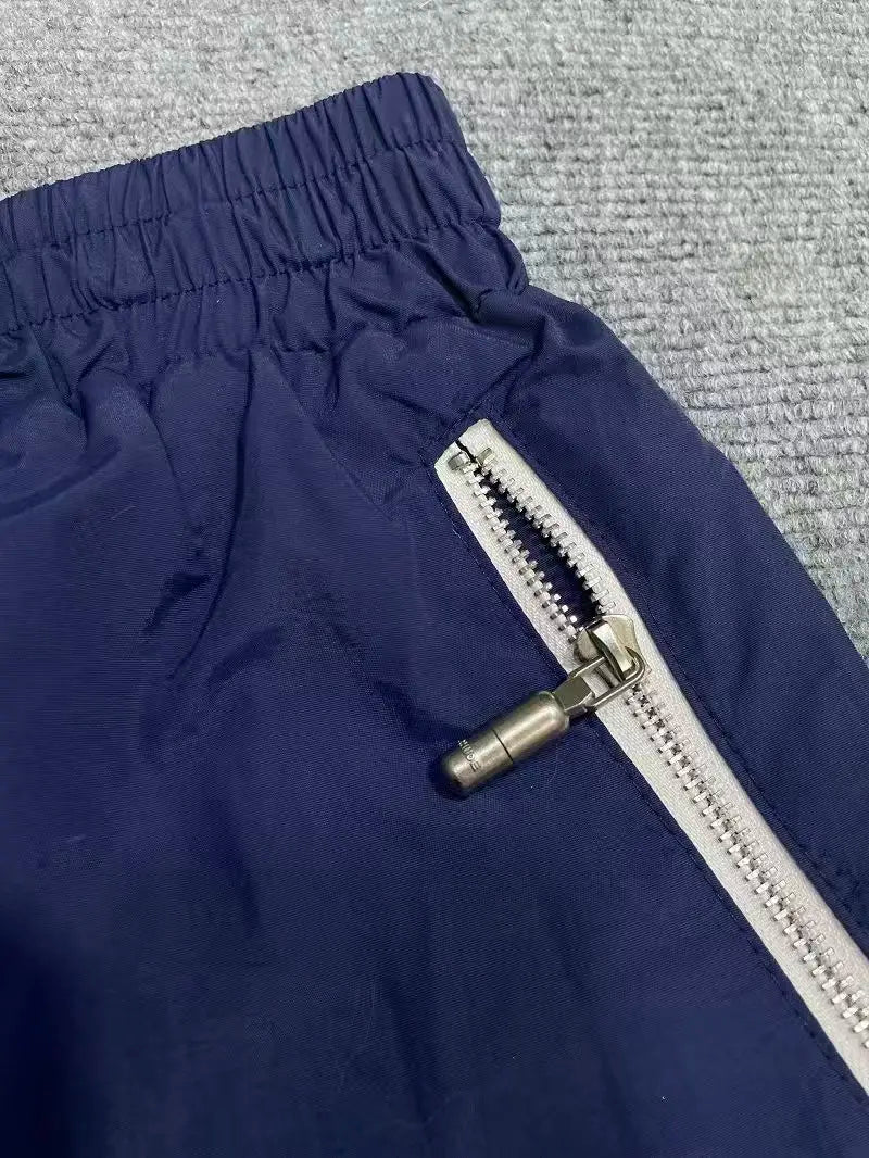 High street fashion RHUDE letter printed hip-hop casual pants beach pants men's five quarter shorts