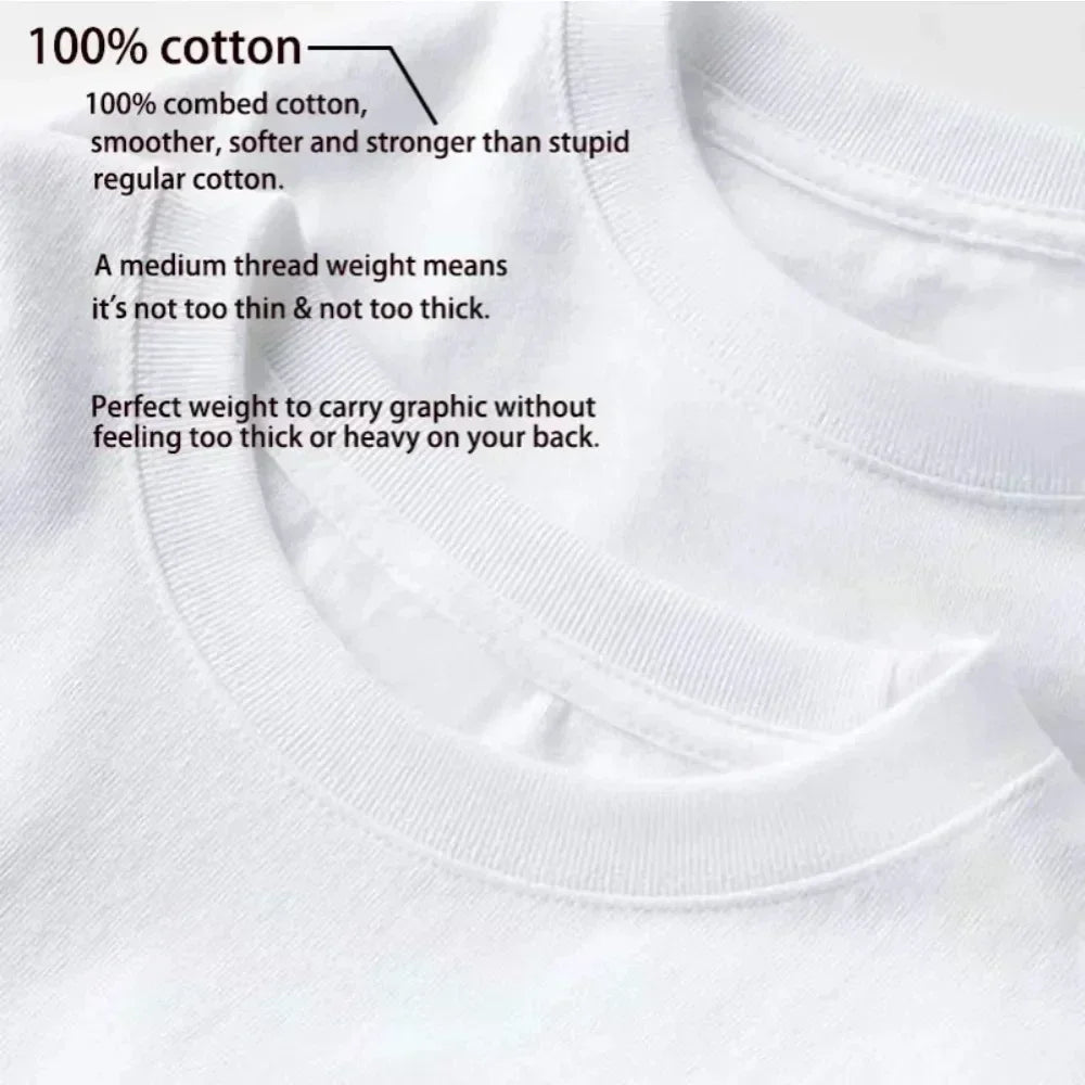 Streetwear Oversized Top Y2K Unisex New Trend Print Cotton Round Neck Short Sleeve Fashion Casual Loose T Shirts Fashion Tops