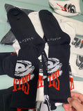 Real Pics One Pair Black White Socks Men Women Basketball Socks 25ss
